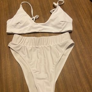 White SHEIN bikini